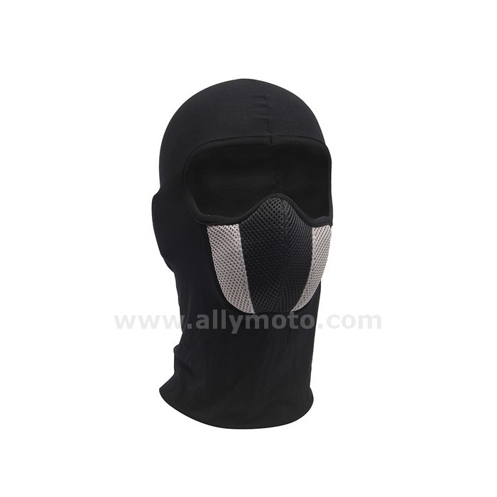 161 Cotton Grid Motorcycle Face Mask Men Outdoor Sports Windproof Dustproof@3